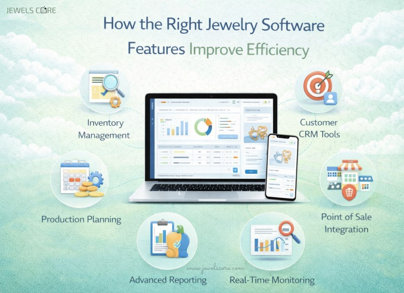 Jewels Core Jewelry Software Features Improve Efficiency